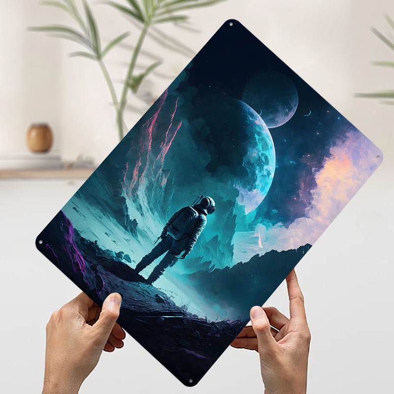 Astronaut in Space Printed Pos - Retro Gaming Space avaliação e preço