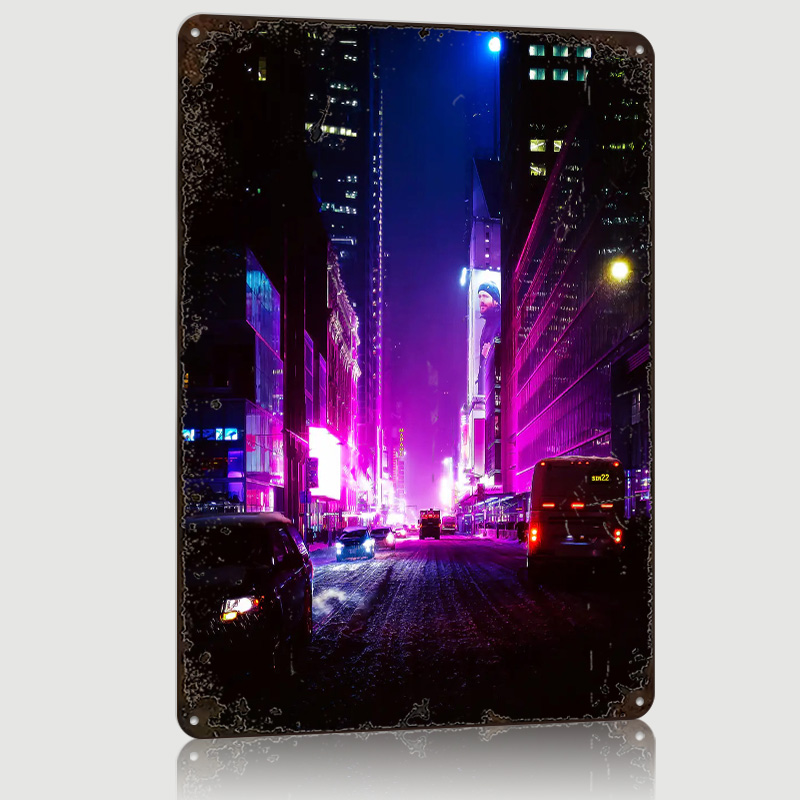 A Winter in New York Printed P - Retro Gaming York avaliação e preço