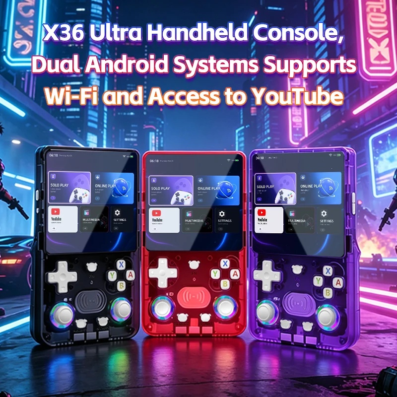 X36Ultra Retro Handheld Consol - Retro Gaming Youtube avaliação e preço