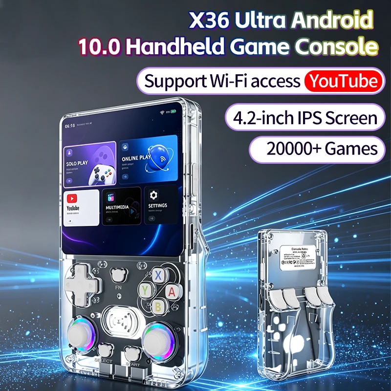 X36Ultra Retro Handheld Consol - Retro Gaming Youtube avaliação e preço