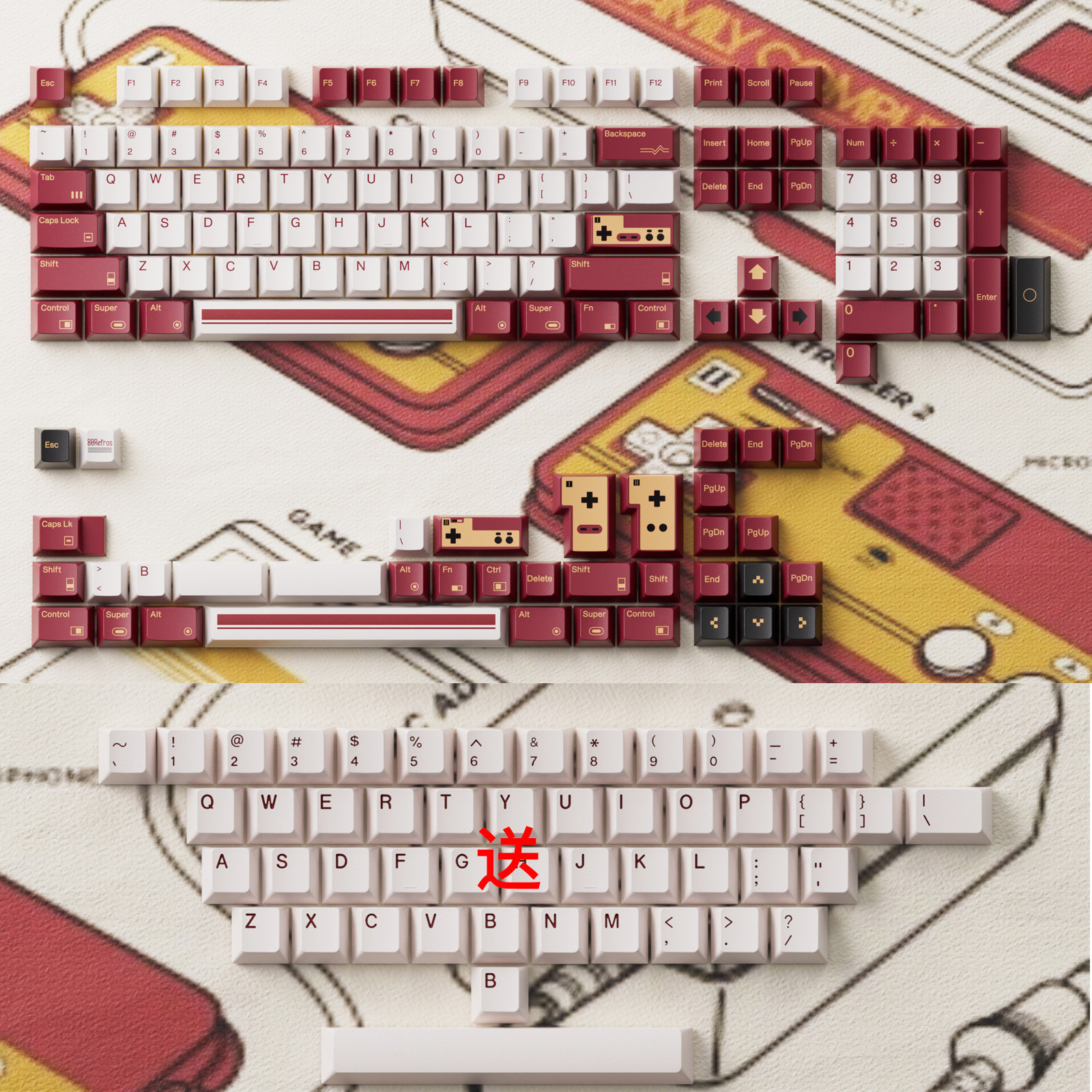 80Retros FC1983 Retro Red And  - Retro Gaming Games avaliação e preço