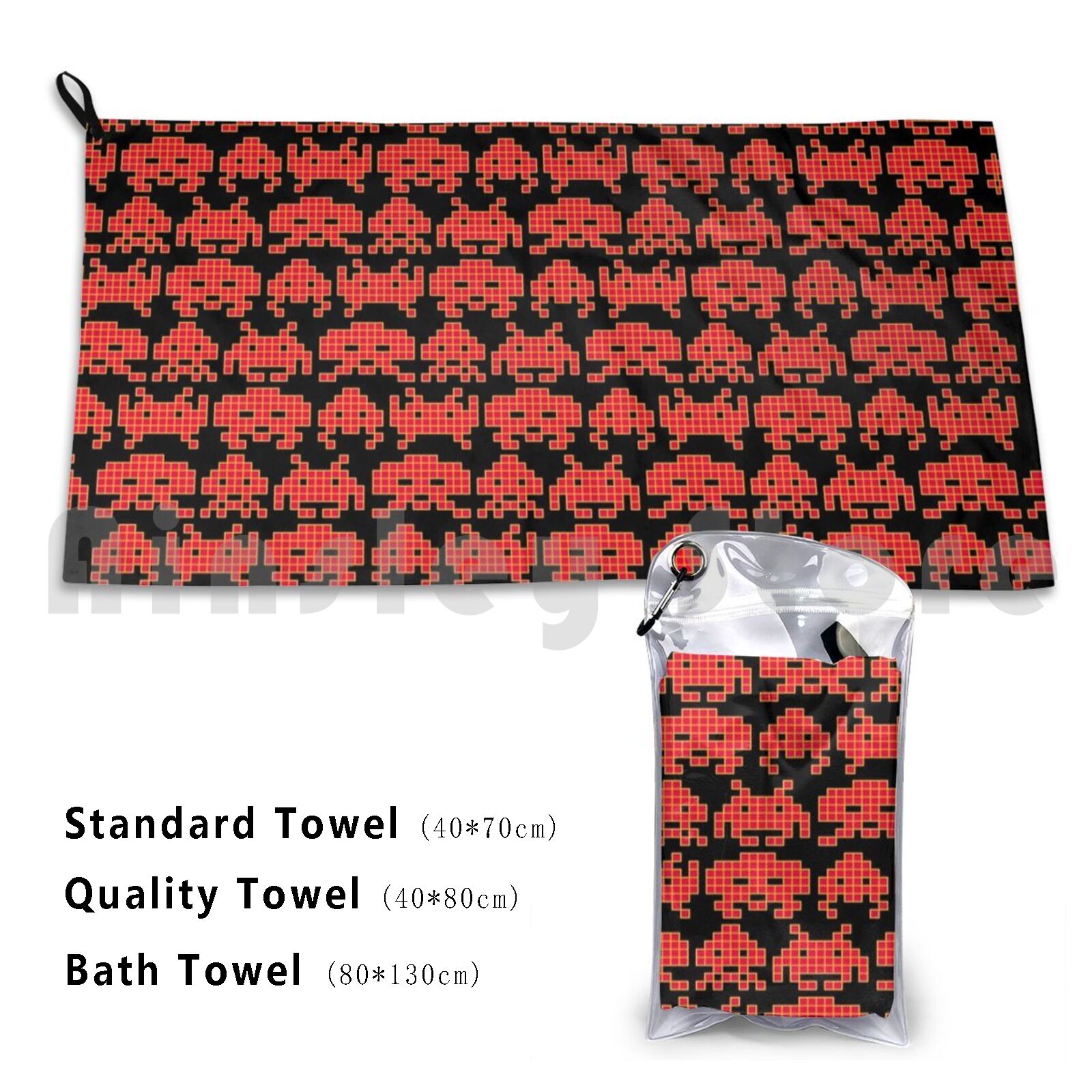 Invaded Bath Towel Beach Cushi - Retro Gaming Space avaliação e preço