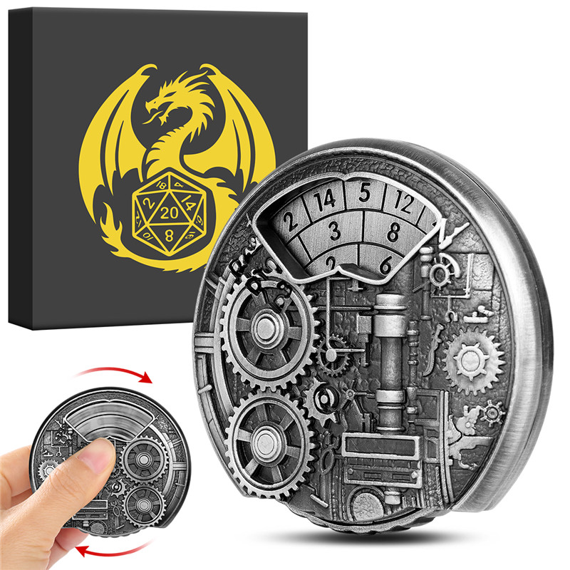 7-in-1 Metal Fingertip Dice Sp - Retro Gaming Design avaliação e preço