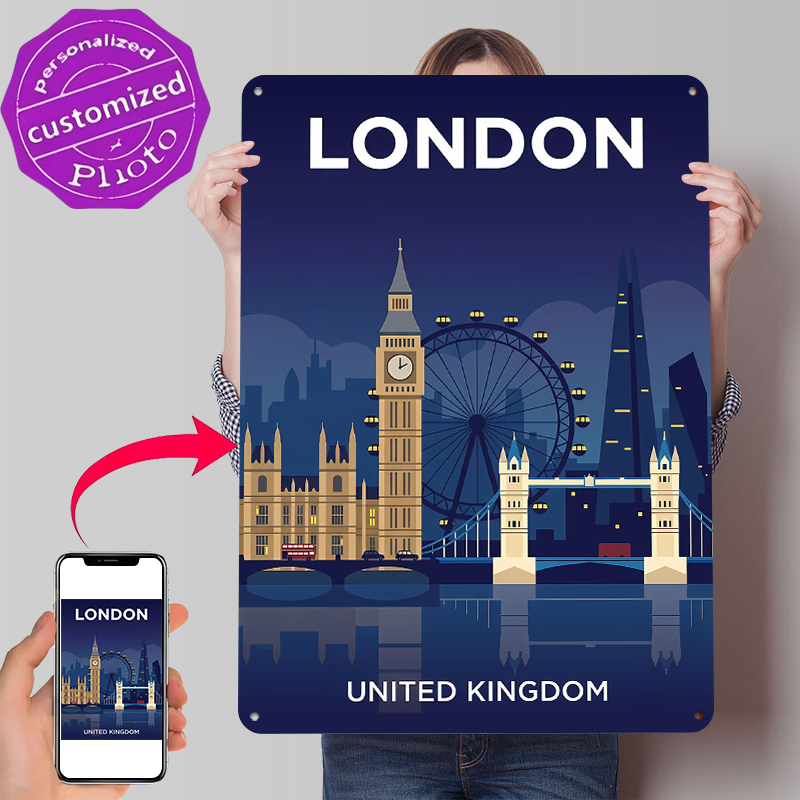 London Skyline At Night Poster - Retro Gaming At avaliação e preço