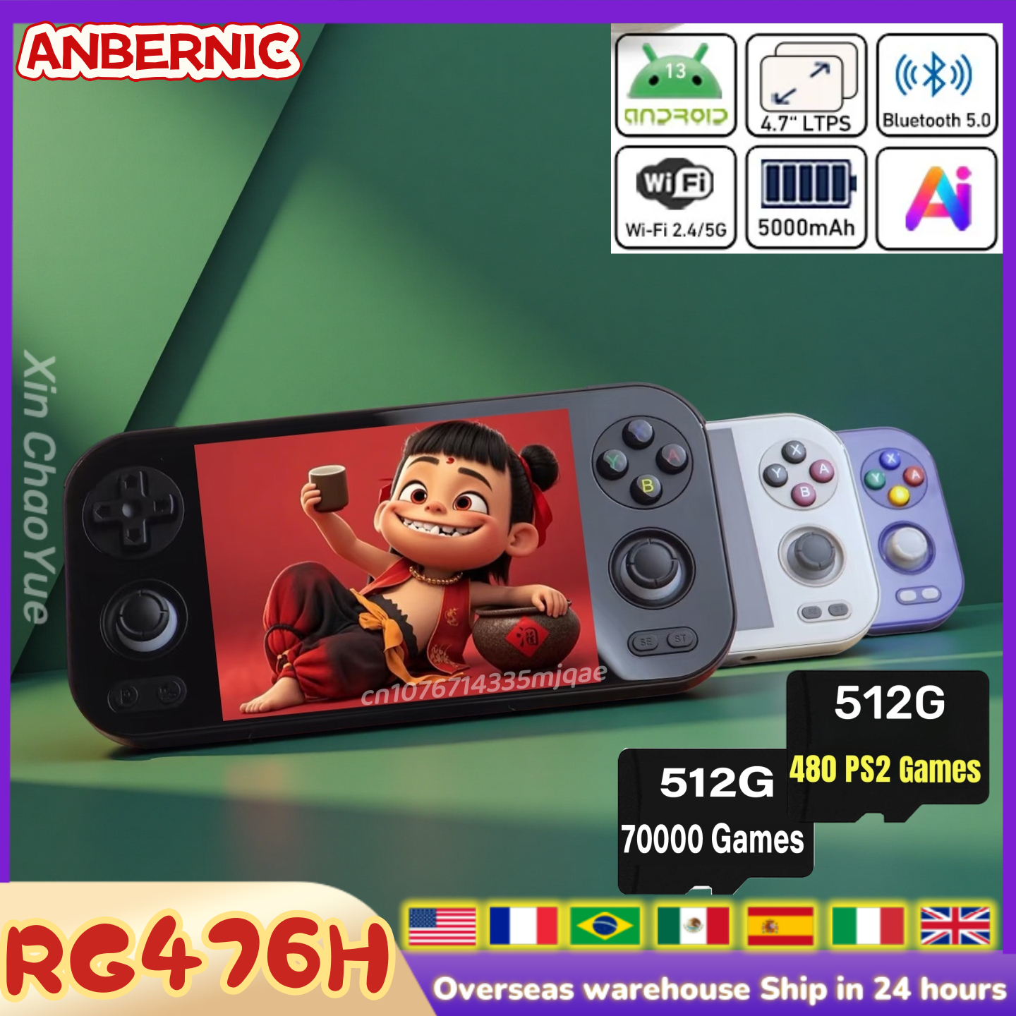 Anbernic RG 476H Retro Handhel - Retro Gaming La avaliação e preço