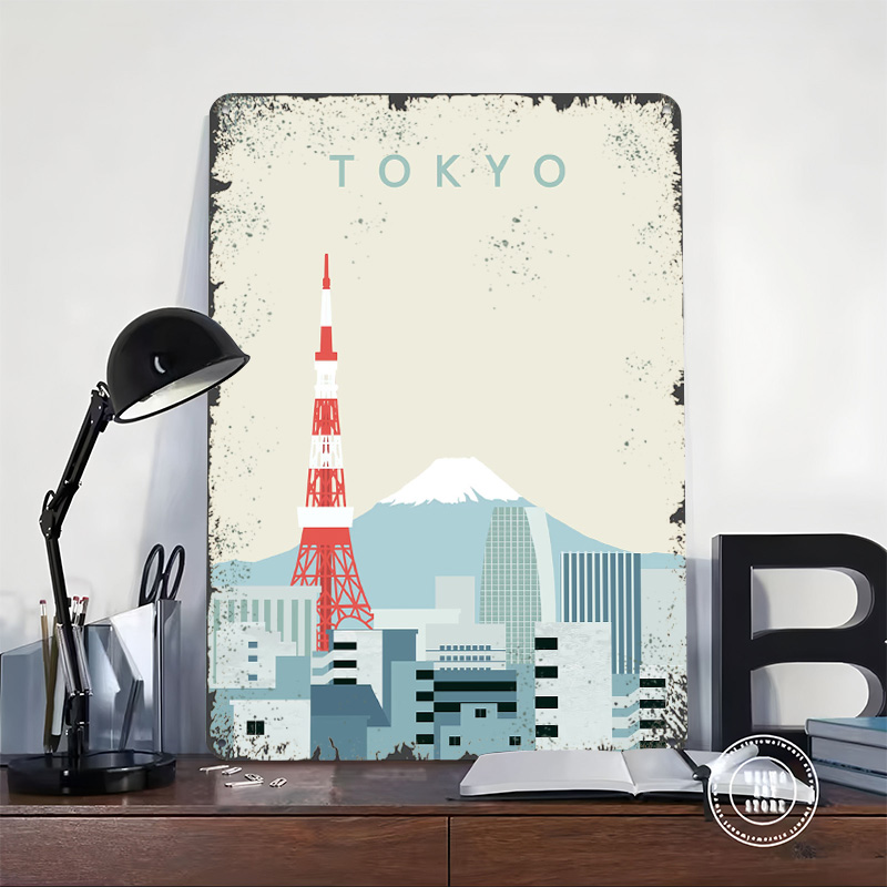 Tokyo Poster Retro 3D Printed  - Retro Gaming Tokyo avaliação e preço