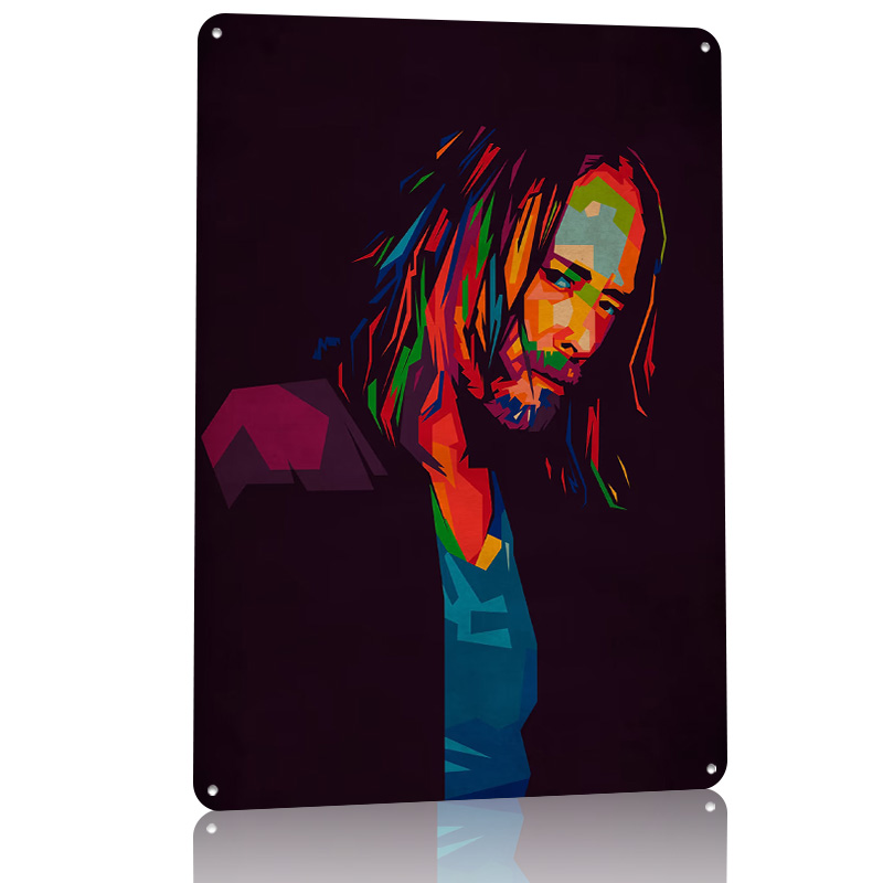 Thom Yorke Metal Poster Custom - Retro Gaming York avaliação e preço