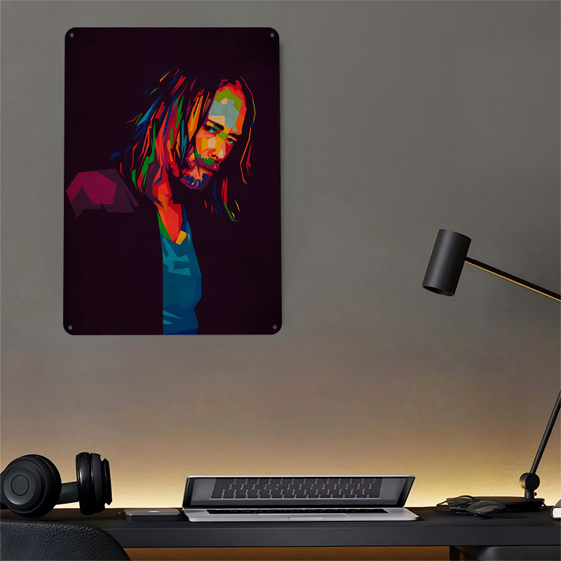 Thom Yorke Metal Poster Custom - Retro Gaming York avaliação e preço