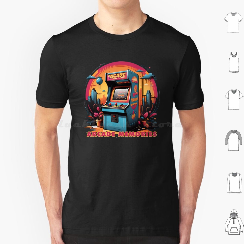 Arcade Memories-Arcade T Shirt - Retro Gaming T Shirts avaliação e preço