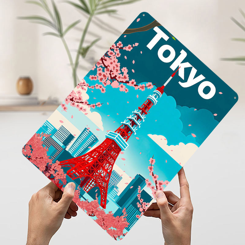 Tokyo Travel Tinplate Poster C - Retro Gaming Tokyo avaliação e preço