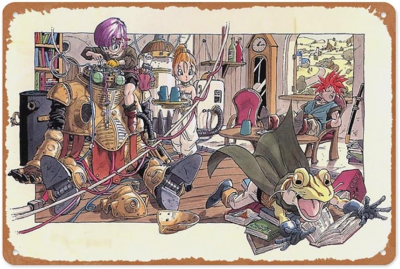 Retro Game Metal Sign - Chrono - Retro Gaming Games avaliação e preço