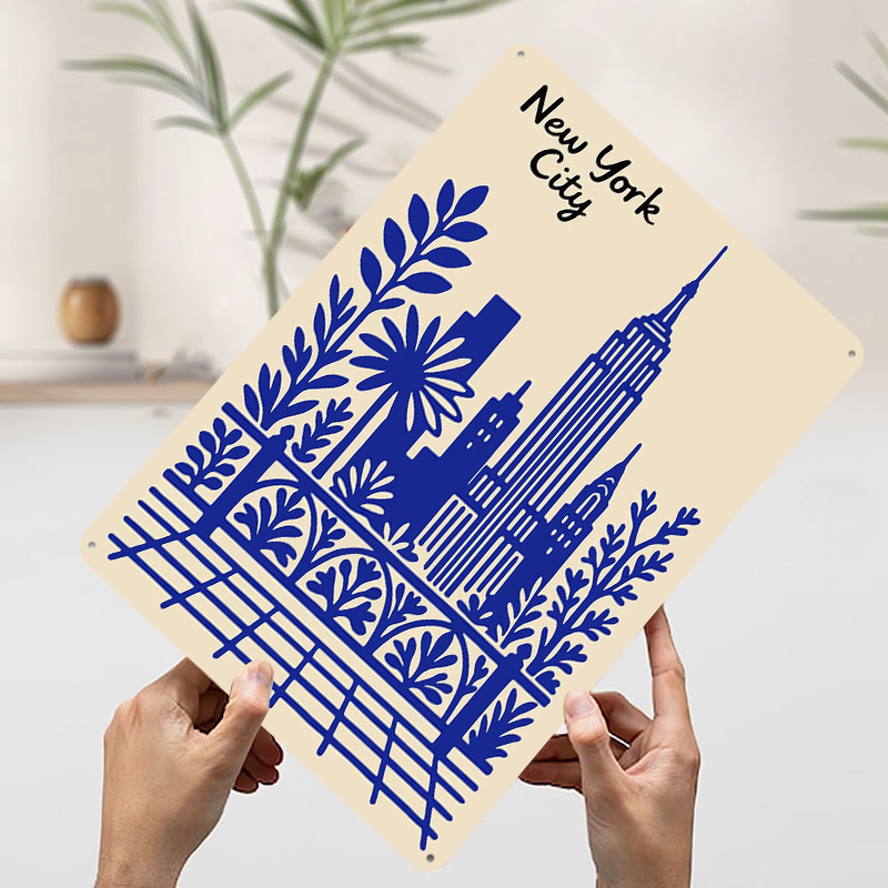 New York City Blue Poster Cust - Retro Gaming York avaliação e preço