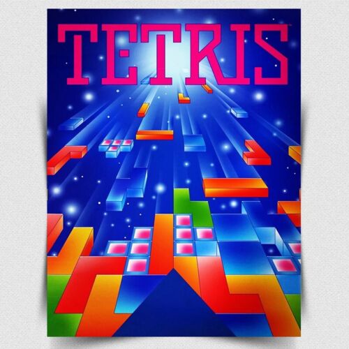 TETRIS METAL SIGN PLAQUE - Ret - Retro Gaming Games avaliação e preço