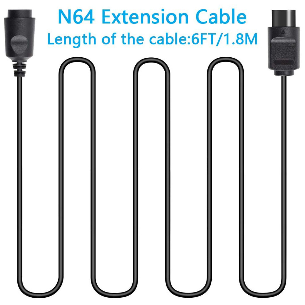 4 Pack 6Ft N64 Controller Exte - Controller Extension Cord avaliação e preço