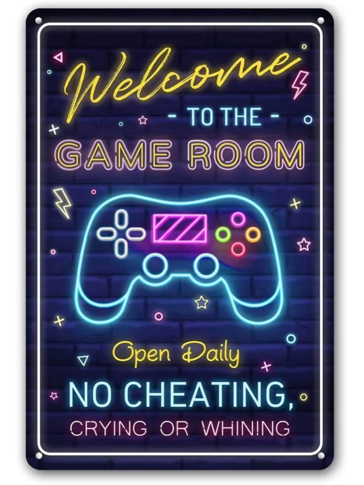 Man Cave Decor Welcome To The  - Retro Gaming Games avaliação e preço