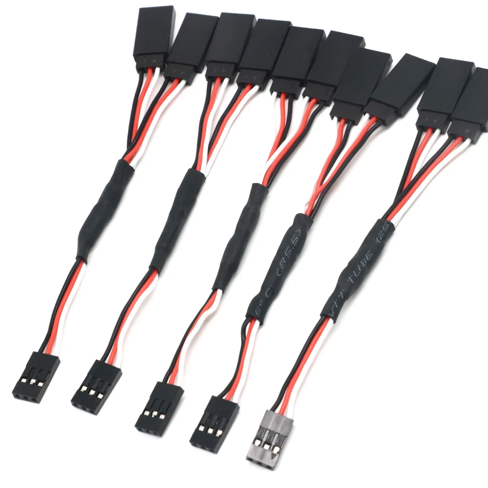 5PCS 100/150/200/300/500mm RC  - Controller Extension Cord avaliação e preço