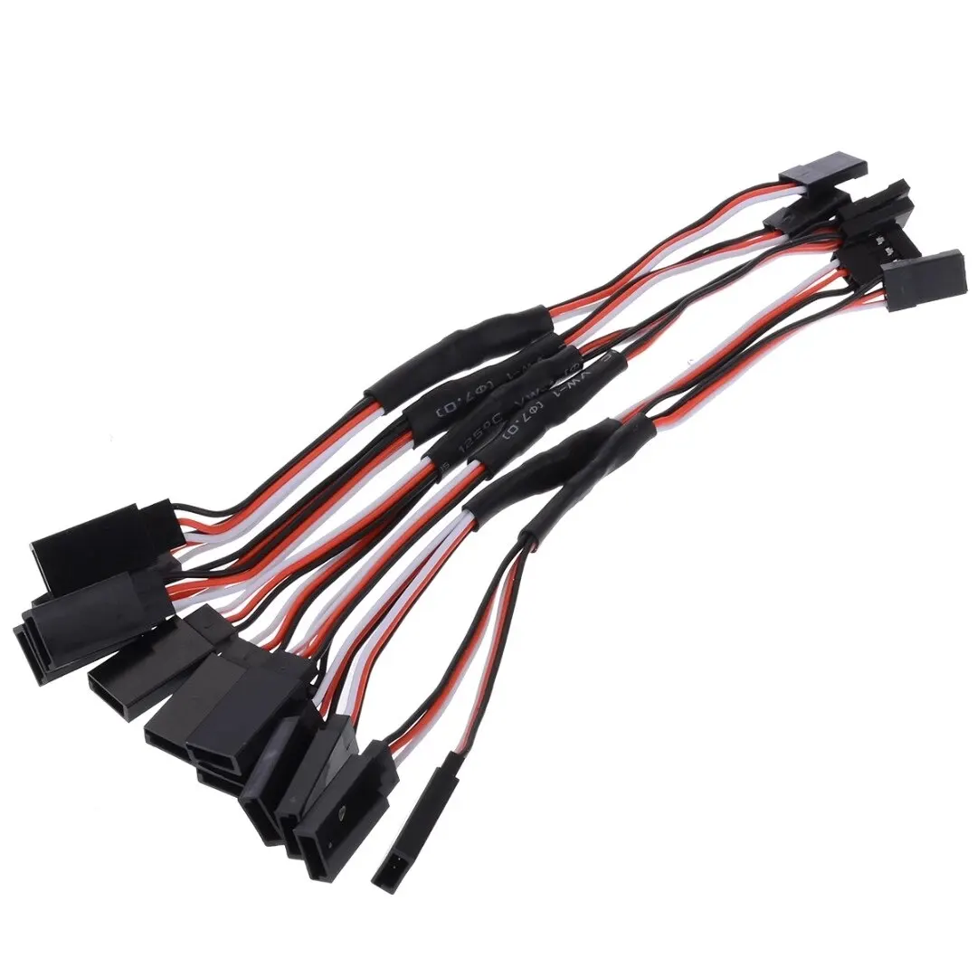 5PCS 100/150/200/300/500mm RC  - Controller Extension Cord avaliação e preço