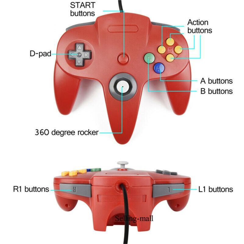 N64 Controller Classic USB Wir - Retro Gaming Emulator Console avaliação e preço
