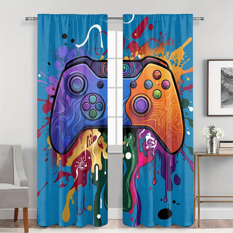 Retro Gaming Curtain Video Gam - Retro Gaming Youtube avaliação e preço