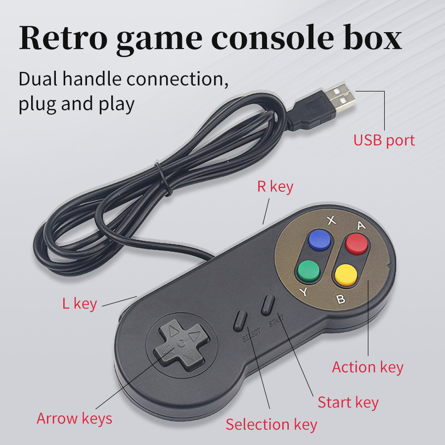 USB Wired Game Controller Plug - Retro Gaming Raspberry Pi 4 avaliação e preço