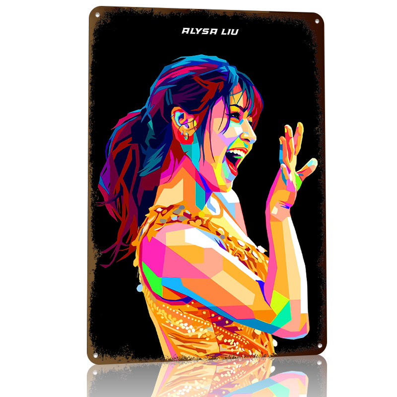Alysa Liu Smile Metal Poster W - Retro Gaming At avaliação e preço