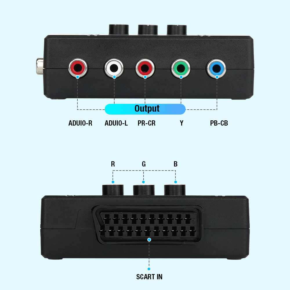 RGBS VGA to YPBPR Component Co - Retro Gaming Nostalgia avaliação e preço